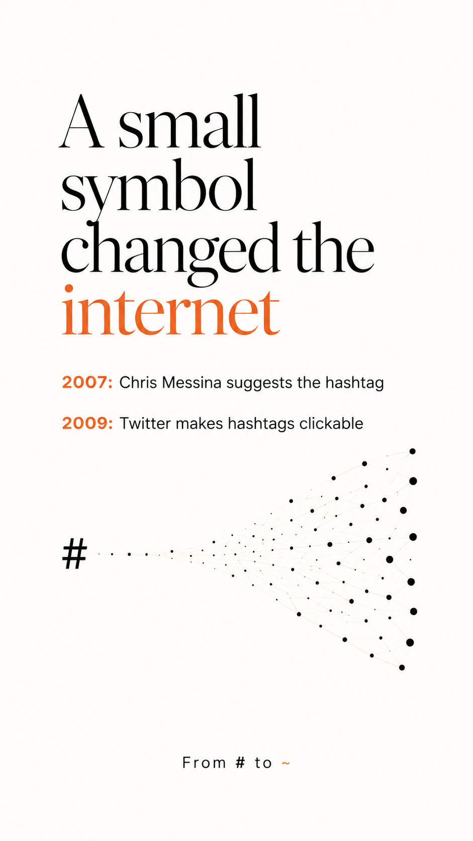 From Hashtag to Tilde: Why The Internet of Value Needs a New Symbol visual guide 2